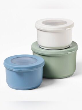 Figment 3pk Round Snack Container Set
New with Tag